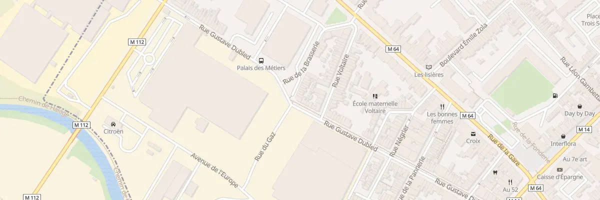Plan du 110 Rue Gustave Dubled à Croix