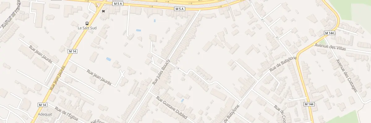 Plan du 75 Rue Jules Boucly à Villeneuve-d’Ascq