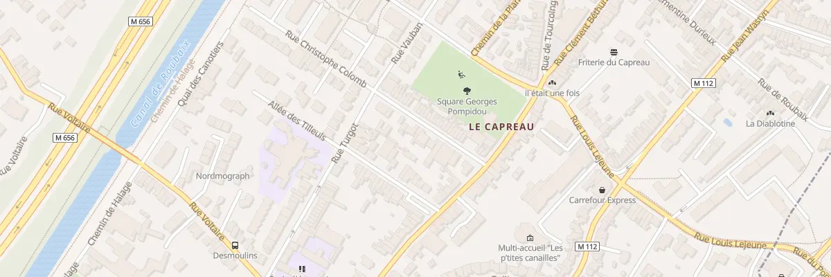 Plan du 9 Rue Christophe Colomb à Wasquehal