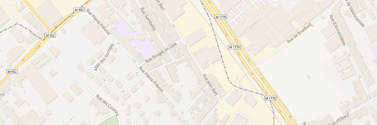 Plan du 104 Rue Jean Bart à Mouvaux