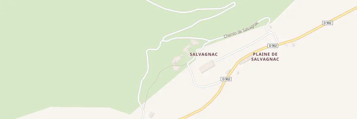 Plan du 5180 Salvagnac à Roqueredonde