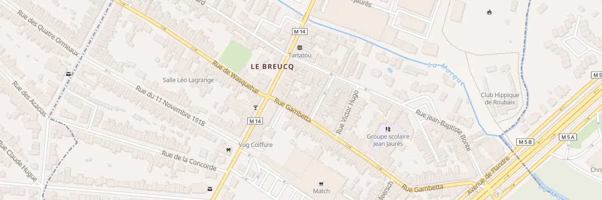 Plan du 96 Rue Gambetta à Villeneuve-d’Ascq