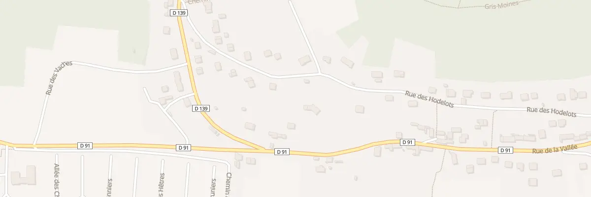 Plan du 7 Rue de la Vallee à Berny-Rivière