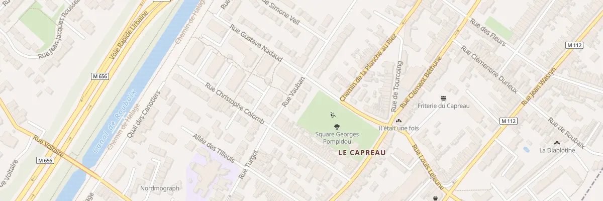 Plan du 8 Rue Vauban à Wasquehal