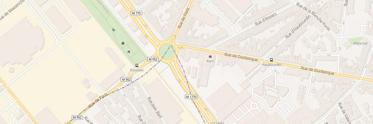 Plan du 217 Rue de Dunkerque à Tourcoing