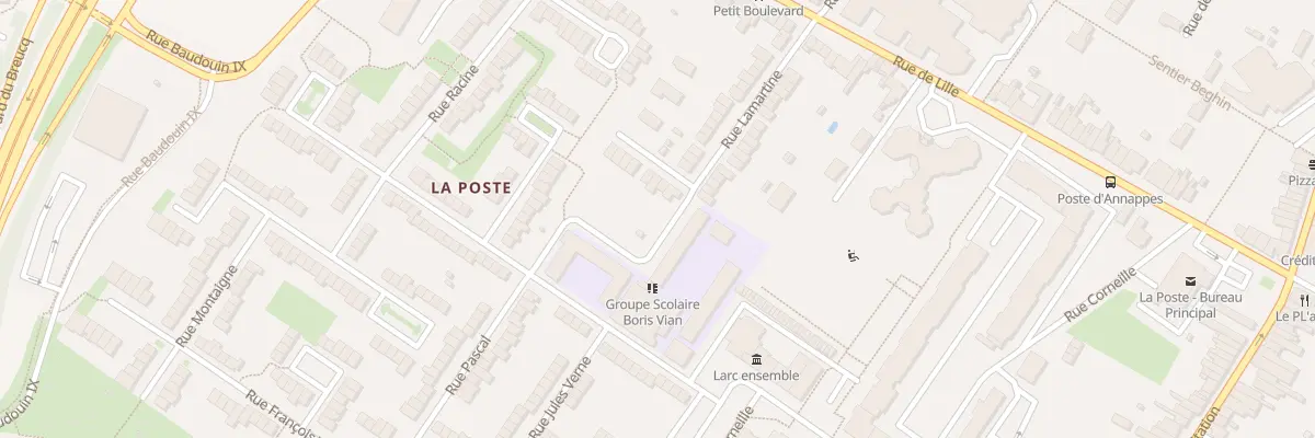 Plan du 35 Rue Lamartine à Villeneuve-d’Ascq