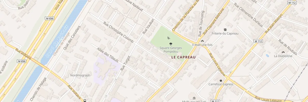 Plan du 36 Rue Christophe Colomb à Wasquehal