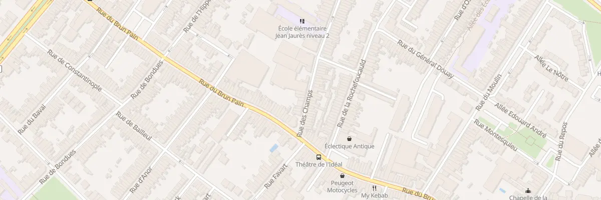 Plan du 13 Rue des Champs à Tourcoing