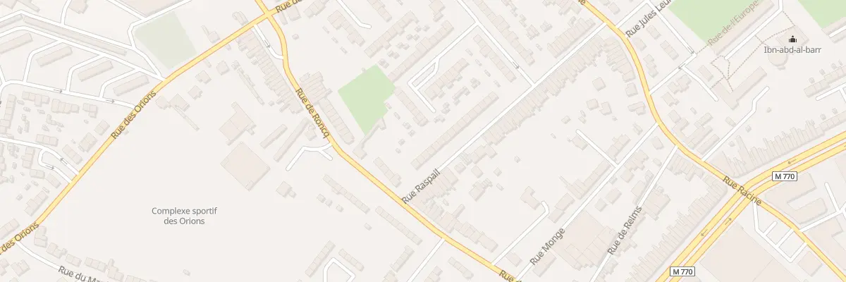 Plan du 13 Rue Raspail à Tourcoing