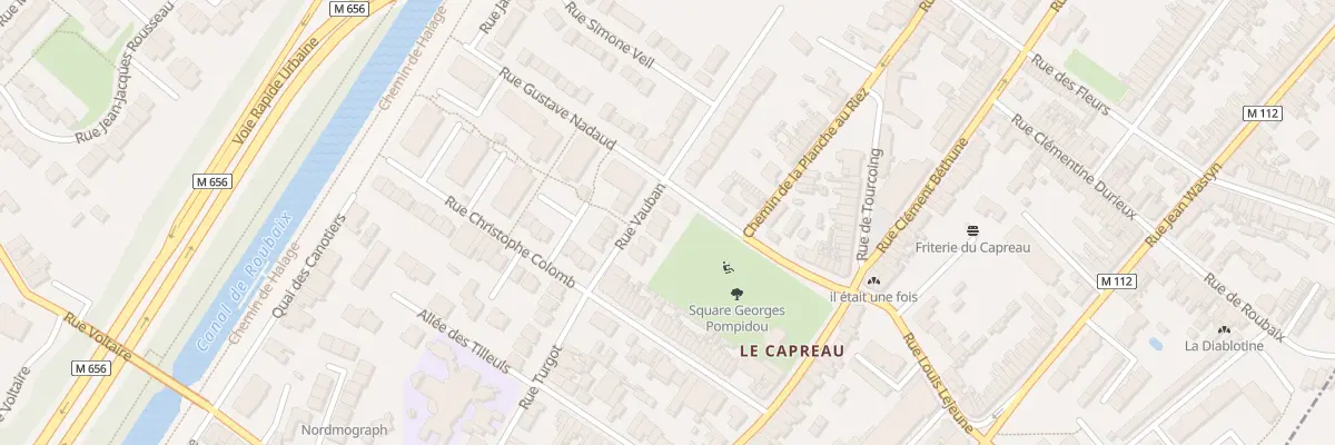 Plan du 10 Rue Vauban à Wasquehal