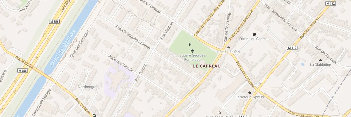 Plan du 34 Rue Christophe Colomb à Wasquehal
