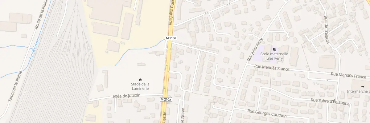 Plan du 13 Rue Jules Guesde à Gerzat