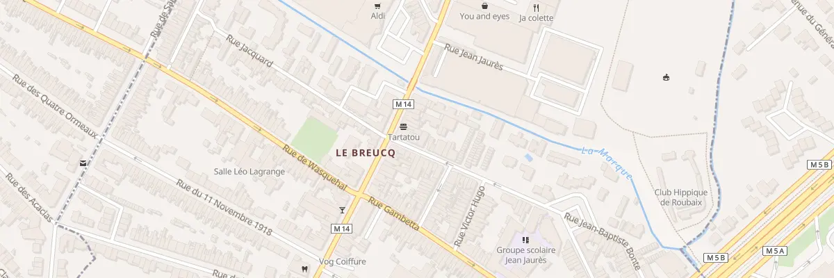 Plan du 5 Rue Jean Baptiste Bonte à Villeneuve-d’Ascq