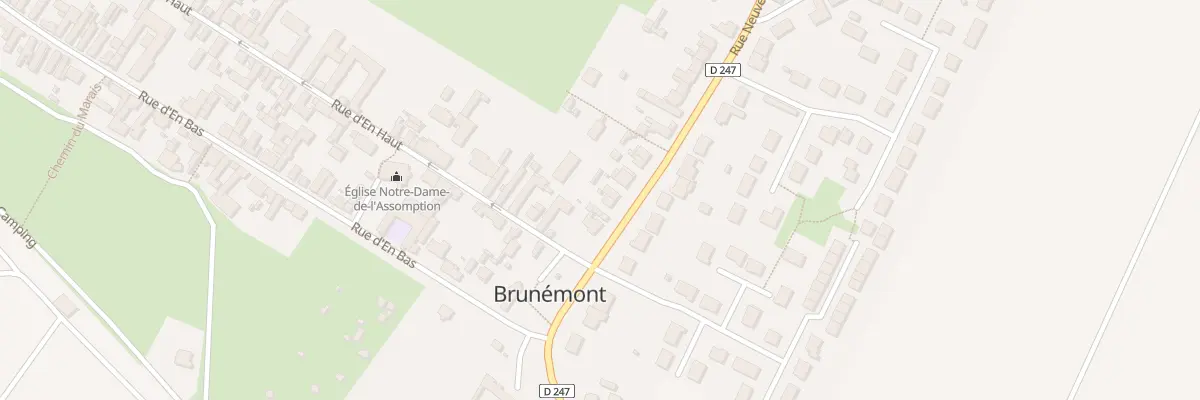 Plan du 107 Rue Neuve à Brunémont