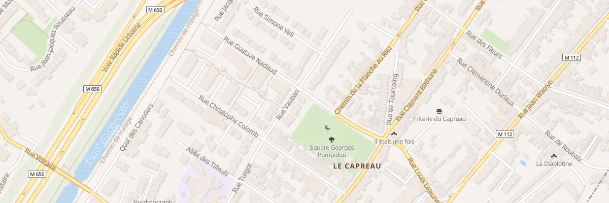Plan du 12 Rue Vauban à Wasquehal