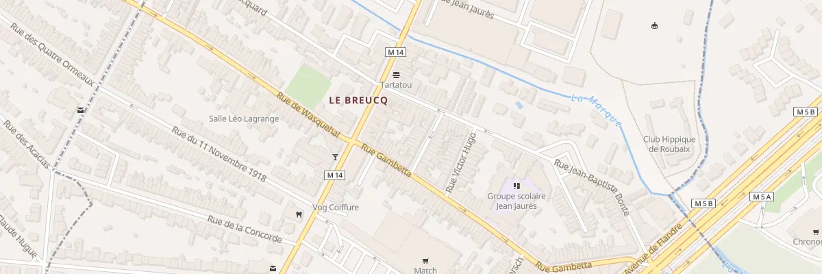 Plan du 9 Rue Sadi Carnot à Villeneuve-d’Ascq