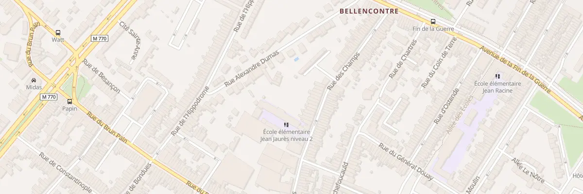 Plan du 71 Rue des Champs à Tourcoing