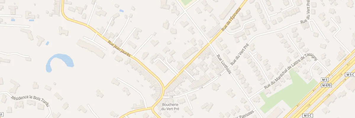 Plan du 5 Rue de l’Épinette à Mouvaux