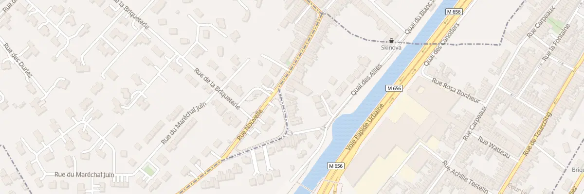 Plan du 218 Rue Lamartine à Wasquehal