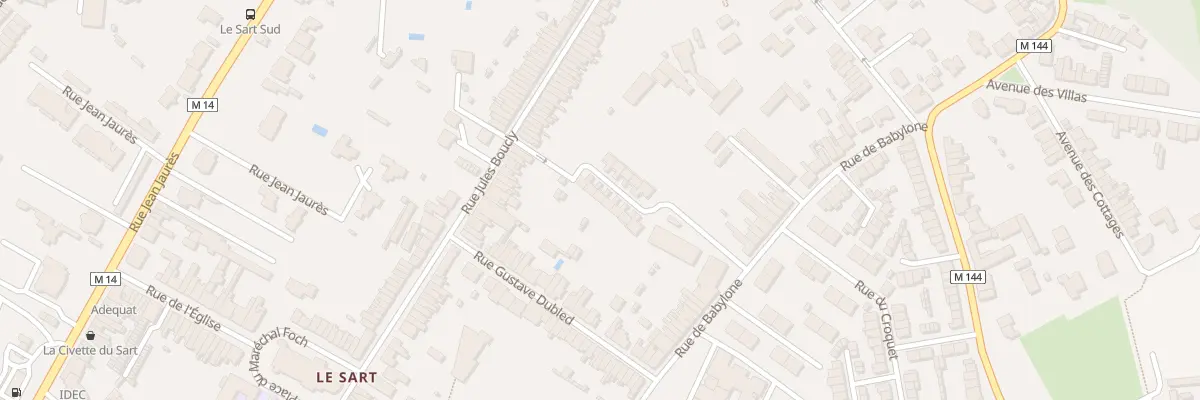 Plan du 81E Rue de Babylone à Villeneuve-d’Ascq