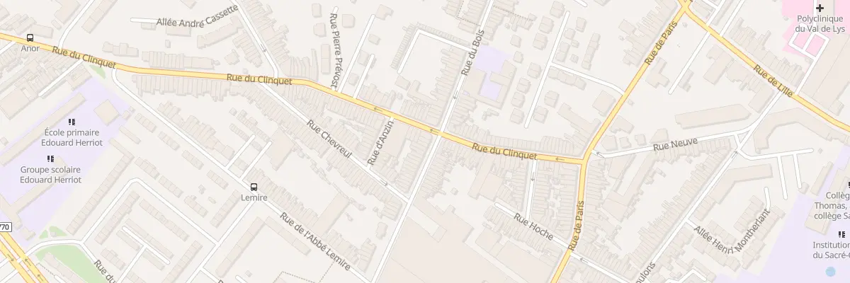 Plan du 104 Rue du Bois à Tourcoing