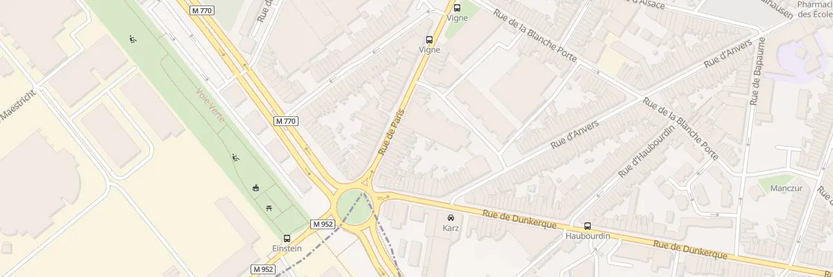 Plan du 209 Rue de Paris à Tourcoing