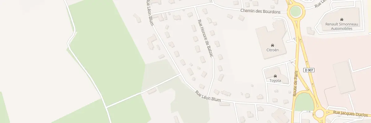 Plan du 16 Rue Léon Blum à Varennes-Vauzelles