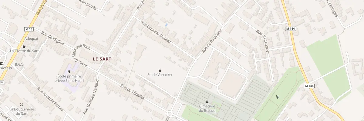 Plan du 9 Rue Gustave Dubled à Villeneuve-d’Ascq
