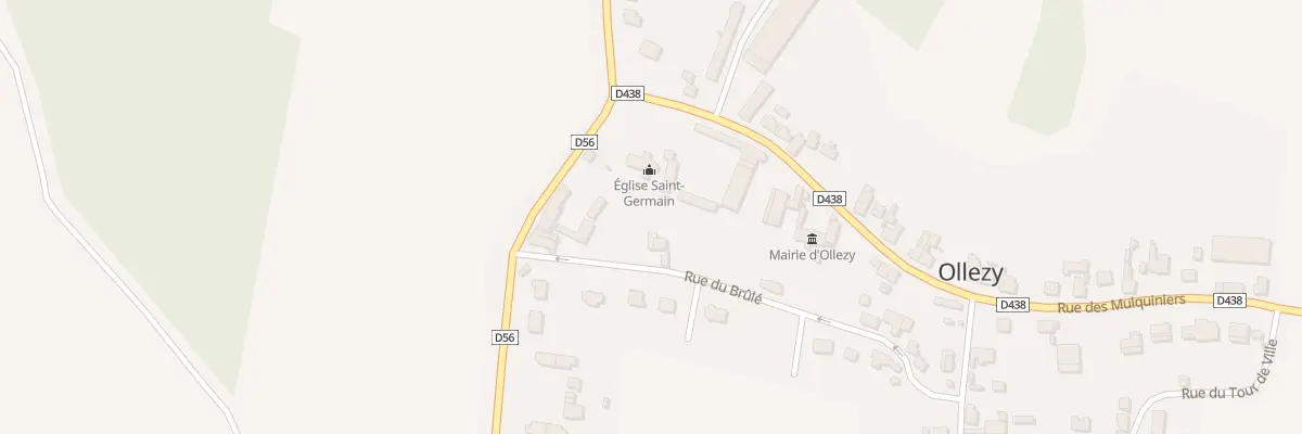 Plan du 3 Rue du Brûlé à Ollezy