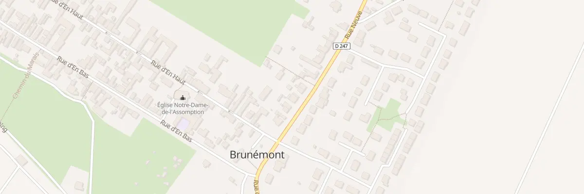 Plan du 123 Rue Neuve à Brunémont