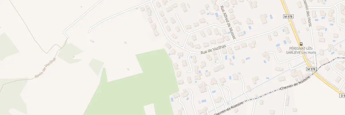Plan du 23 Rue de Vazilhas à Pérignat-lès-Sarliève