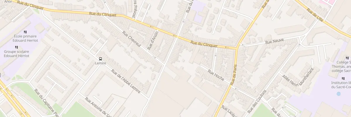 Plan du 123 Rue du Bois à Tourcoing