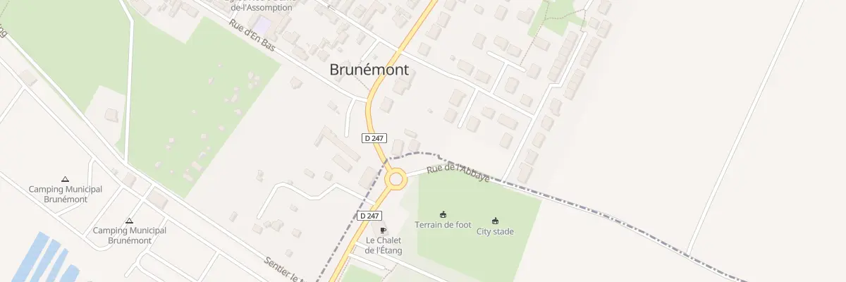 Plan du 89 Rue de L Abbaye à Brunémont