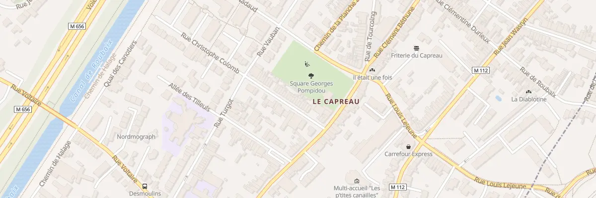 Plan du 20 Rue Christophe Colomb à Wasquehal