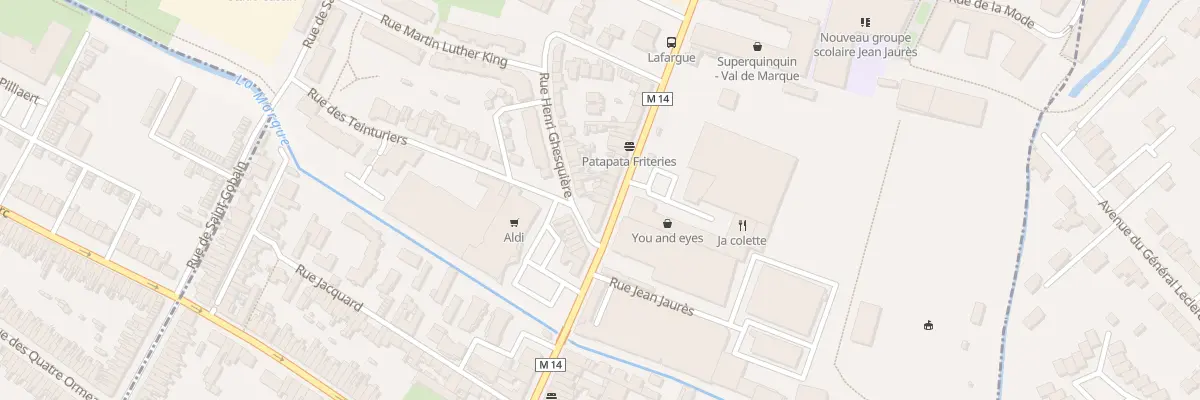 Plan du 207 Rue Jean Jaures à Villeneuve-d’Ascq