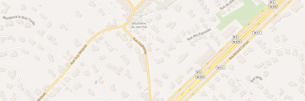 Plan du 134 Rue Faidherbe à Mouvaux