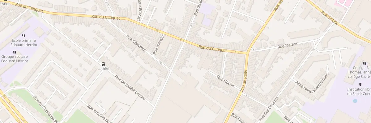 Plan du 119 Rue du Bois à Tourcoing