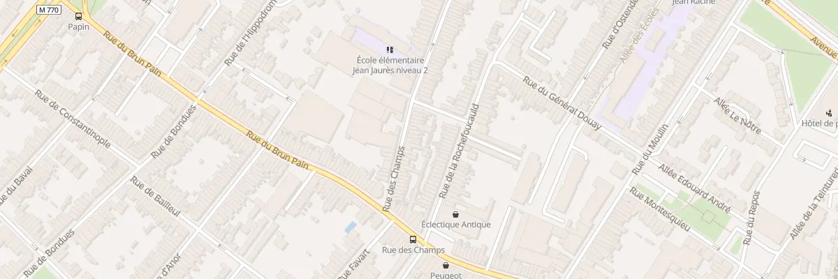 Plan du 30 Rue des Champs à Tourcoing