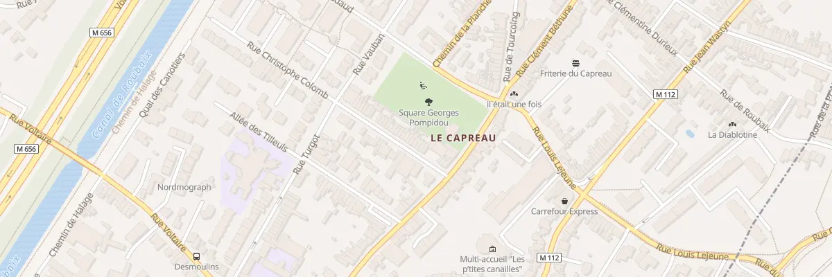 Plan du 16 Rue Christophe Colomb à Wasquehal