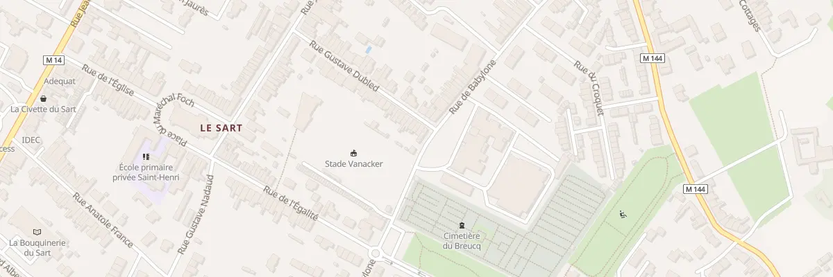 Plan du 3 Rue Gustave Dubled à Villeneuve-d’Ascq