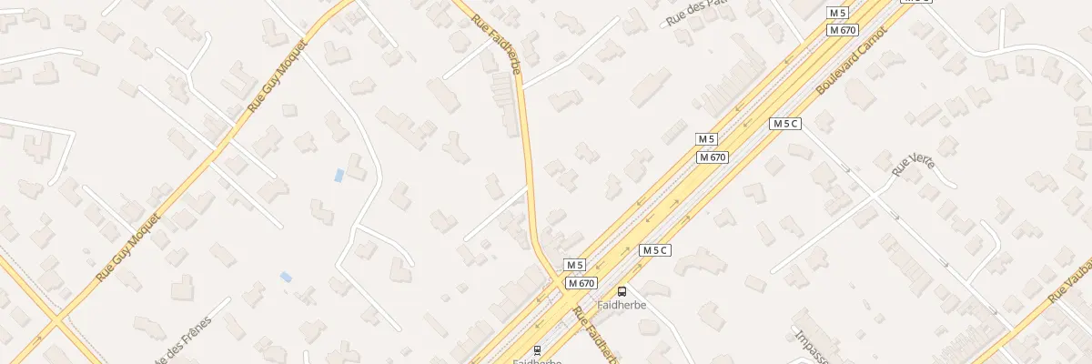 Plan du 90 Rue Faidherbe à Mouvaux