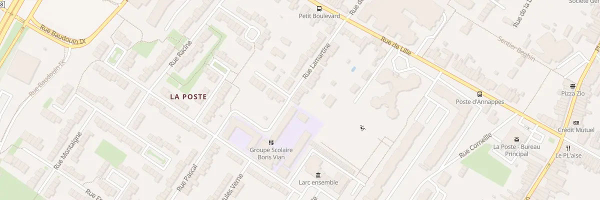 Plan du 31 Rue Lamartine à Villeneuve-d’Ascq