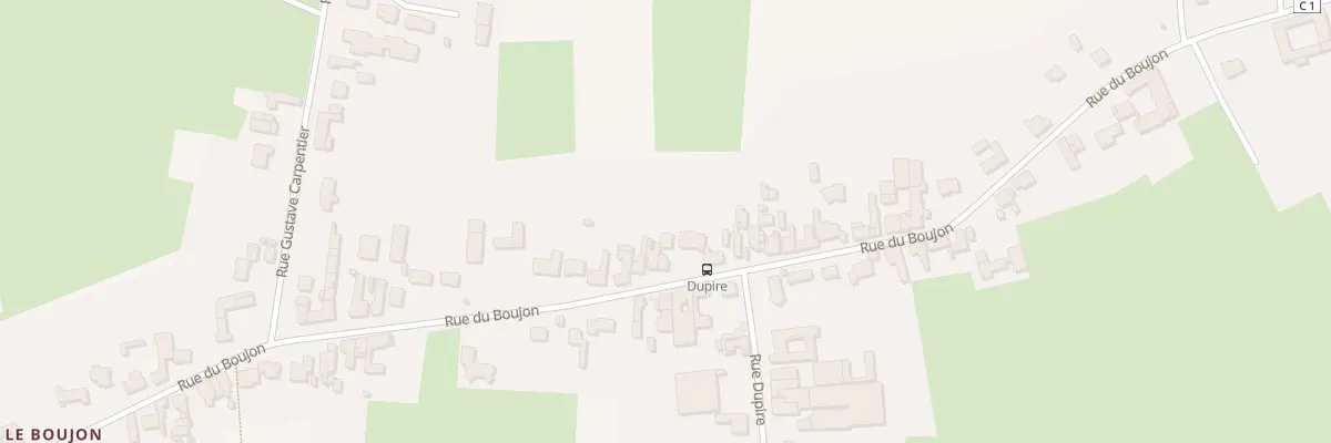 Plan du 507 Rue du Boujon à Faumont
