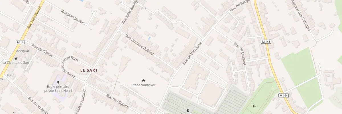 Plan du 6 Rue Gustave Dubled à Villeneuve-d’Ascq