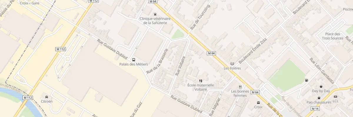 Plan du 18 Rue Voltaire à Croix