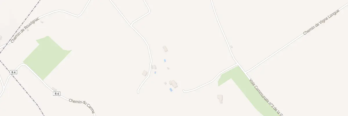 Plan du 6138 Che de la Garrigue à Maraussan
