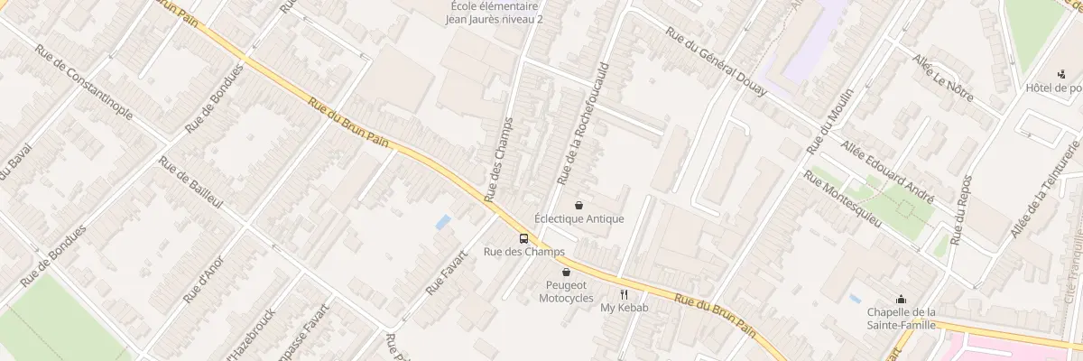 Plan du 9 Rue la Rochefoucauld à Tourcoing