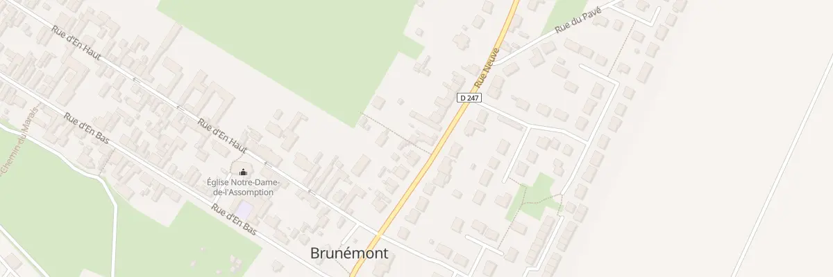 Plan du 173 Rue Neuve à Brunémont