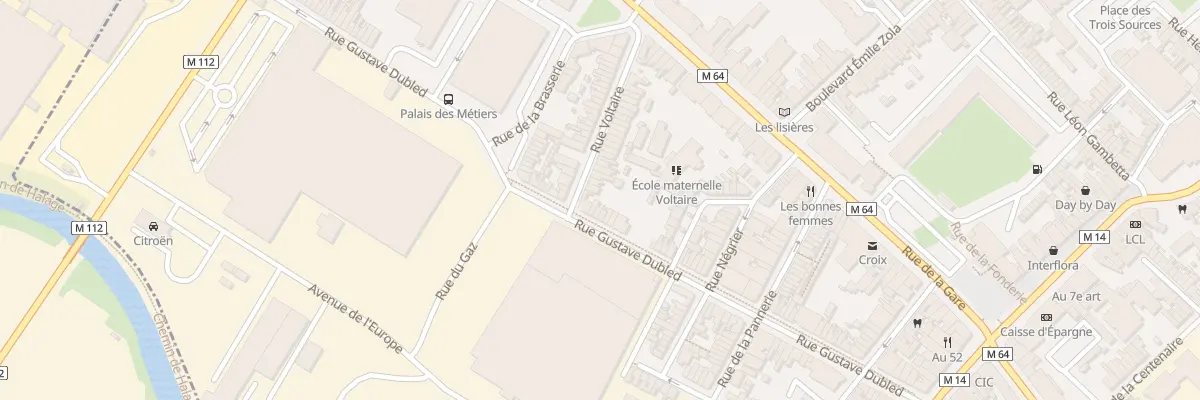 Plan du 94 Rue Gustave Dubled à Croix