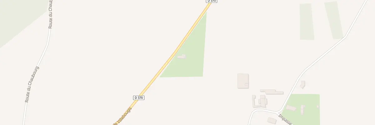 Plan du 26 Rte de Villebougis à Fouchères